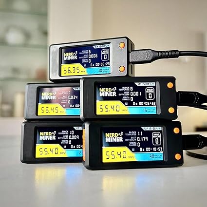 BTC Lotterie NerdMiner V2.0 S3 Bitcoin Nerd Miner T-Display S3 56KH/S Nerd Miner BTC Lotterie Miner